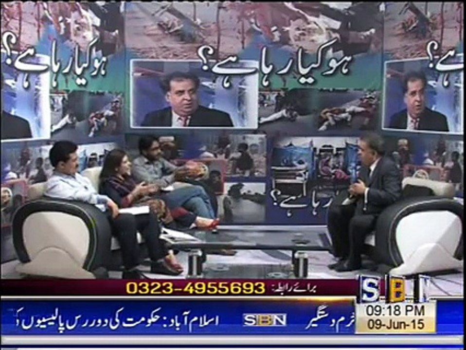 فاروق آباد کے تجزیہ نگار علی رضا شافؔ ایس بی این ٹی وی کے پروگرام یہ کیا ہو رہا ہے میں