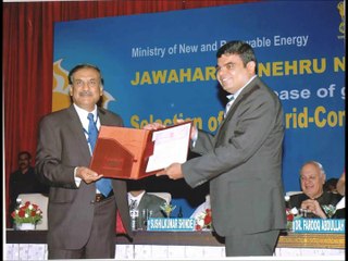 Anil Jain Refex Energy CEO at India's first Solar PPA under Jawaharlal Nehru National Solar Mission