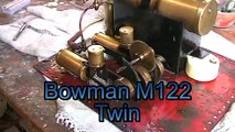 Bowman M122 Toy Steam Engine Runs On Live Steam.
