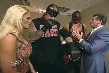 Undertaker Kane Sara Mr. Mcmahon Backstage