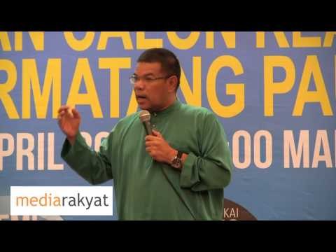 Saifuddin Nasution: Kita Buktikan UMNO Salah, Salah Dan Salah