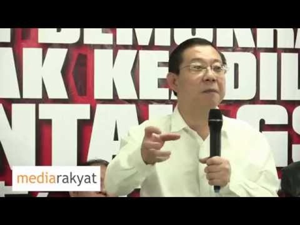 Lim Guan Eng: Mengapa Rakyat Mesti Tolak BN, Sokong PKR Dalam PRK Permatang Pauh?
