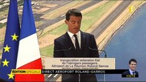 Aéroport Roland Garros La Réunion : Allocution de Manuel Valls