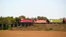 Illinois Railway 5 and Great Western Railway 5625 Near Ladd, Illinois