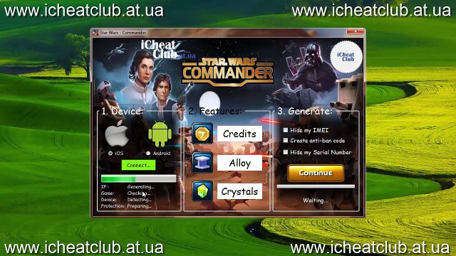 Star Wars Commandant Générateur Ressources 2015 | Crédits, Jantes en aluminium, Cristaux Hack outil! Français