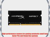 Kingston HyperX Impact Black 8GB Kit (2x4GB) 1866MHz DDR3L CL10 SODIMM 1.35V Laptop Memory