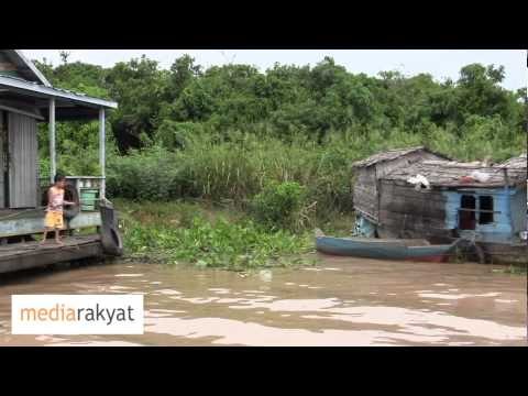 Floating Village At Tonle Sap Lake 柬埔寨洞里萨湖水乡