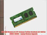 8GB RAM Memory for HP-Compaq Pavilion Notebook dv7-6b91nr (DDR3-10600) - Laptop Memory Upgrade