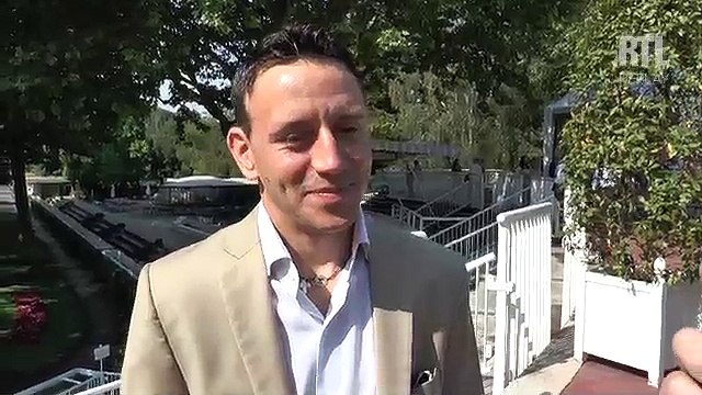 Grégory Benoist présente Mojo Risin, n°10 dans le Prix de Diane Longines