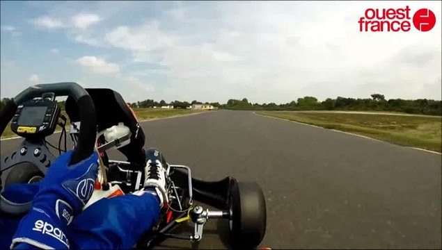 Caméra embarquée en karting avec Dorian Deslandes à Lessay