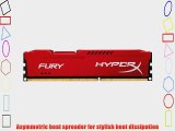Kingston HyperX FURY 4GB 1600MHz DDR3 CL10 DIMM - Red (HX316C10FR/4)