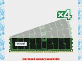 Crucial 64GB Kit (16GBx4) DDR4 2133 (PC4-2133) DR x4 ECC Registered 288-Pin Server Memory CT4K16G4RFD4213