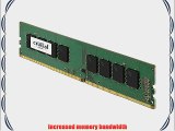 Crucial 8GB Kit (4GBx2) DDR4-2133 MT/s (PC4-17000) CL15 SR x8 Unbuffered DIMM Desktop Memory