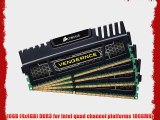 Corsair Vengeance 16GB (4x4GB)  DDR3 1866 MHZ (PC3 15000) Desktop Memory (CMZ16GX3M4X1866C9)