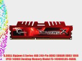 G.SKILL Ripjaws X Series 4GB 240-Pin DDR3 SDRAM DDR3 1866 (PC3 14900) Desktop Memory Model