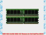 NEW! 4GB (2x2GB) DDR2-667 Memory for Dell OptiPlex GX520