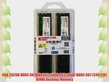 Komputerbay 4GB 2X 2GB DDR2 667MHz PC2-5300 PC2-5400 DDR2 667 (240 PIN) DIMM Desktop Memory