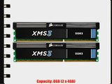 Corsair XMS3 8GB (2x4GB)  DDR3 1600 MHz (PC3 12800) Desktop Memory (CMX8GX3M2B1600C9)