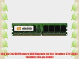 4GB Kit (2x2GB) Memory RAM Upgrade for Dell Inspiron 570 (DDR3-1333MHz 240-pin DIMM)
