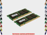 Crucial 8GB Kit (4GBx2) DDR2-667MHz (PC2-5300) CL5 200-Pin SODIMM Notebook Memory CT2KIT51264AC667
