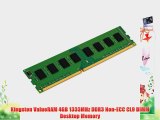 Kingston ValueRAM 4GB 1333MHz DDR3 Non-ECC CL9 DIMM Desktop Memory