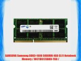 SAMSUNG Samsung DDR3-1600 SODIMM 4GB CL11 Notebook Memory / M471B5173BH0-YKO /