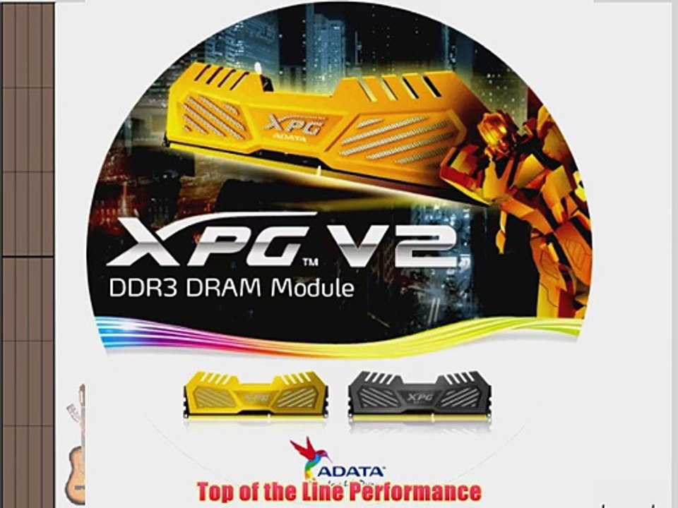 ADATA USA XPG V2 Series 8GB DDR3 1600 PC3 12800 (4GBx2) Kit AX3U1600W4G9-DMV