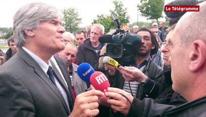 Ploërmel (56). Le Foll plaide pour un pacte porcin