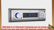 Lanzar AQCD60BTS AM/FM Marine In-Dash Fold Down Detachable Face Radio with CD/MP3/USB/SD/AUX