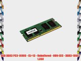 4GB DDR3 PC3-14900 - CL=13 - Unbuffered - NON-ECC - DDR3-1866 - 1.35V
