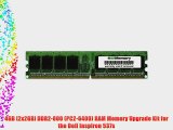 4GB [2x2GB] DDR2-800 (PC2-6400) RAM Memory Upgrade Kit for the Dell Inspiron 537s