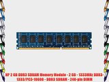 HP 2 GB DDR3 SDRAM Memory Module - 2 GB - 1333MHz DDR3-1333/PC3-10600 - DDR3 SDRAM - 240-pin