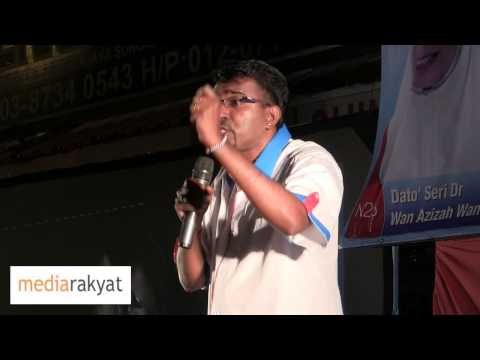 G Manivanan: Setiap Undi Untuk Kak Wan, Adalah Undi Kita Hapuskan UMNO BN Selama-Lamanya