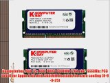 Komputerbay 8GB (2x 4GB) DDR3 SODIMM (204 pin) 1333Mhz PC3 10600 for Apple 8 GB with SODIMM