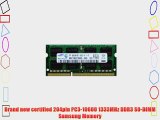 Samsung 8GB 2X4GB Memory RAM for Dell Latitude E6530 DDR3 SO-DIMM 204pin PC3-10600 1333MHz