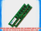 NEW DELL MADE GENUINE ORIGINAL 2GB 2 GB MEMORY RAM KIT (2PC x 1GB) DDR-333 PC2700 for the Dell