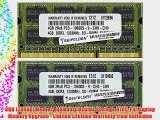 8GB (2X4GB) Memory RAM for Toshiba Portege R705-P41 Laptop Memory Upgrade - Limited Lifetime