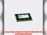 8GB Memory RAM for Lenovo ThinkPad T Series T420s 204pin PC3-10600 1333MHz DDR3 SO-DIMM Black