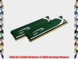 Kingston Technology HyperX 16 GB Kit (2x8 GB) 1600MHz DDR3L PC3-12800 Non-ECC CL10 DIMM 1.35V