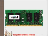 Crucial 4GB Single DDR3 1333 MT/s (PC3-10600) CL9 204-Pin 1.35V/1.5V SODIMM Memory For Mac