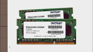 Patriot Mac Series 16GB Apple SODIMM Kit (2X8GB) DDR3 1333 PC3 10600 204-Pin SO-DIMM PSA316G1333SK