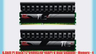G.Skill PI Black F2-6400CL4D-4GBPI-B Dual Channel - Memory - 4 GB : 2 x 2 GB - DIMM 240-pin