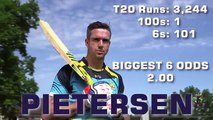 Kevin Pietersen v Chris Gayle  who hits the biggest sixes