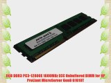 8GB DDR3 Memory Upgrade for HP ProLiant MicroServer Gen8 G1610T PC3-12800E ECC Unbuffered DIMM