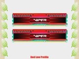 Patriot 8GB(2x4GB) Viper III DDR3 1600MHz (PC3 12800) CL9 Desktop Memory With Low Profile Red