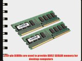 Crucial CT2CP25664AA667 4GB (2GBx2) 240-pin DIMM DDR2 PC2-5300 Memory Module