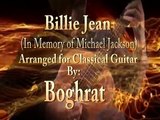 Billie Jean(Michael Jackson) Arranged for Classical Guitar By: Boghrat