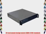 NORCO 2U Rack Mount 1 x 5.25-Inch Drive Bay 4 x 3.5-Inch Drive Bays Server Chassis RPC-240