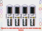 16GB KIT (4 x 4GB) For Dell Studio XPS 7100 8000 8100 8300 9000. DIMM DDR3 NON-ECC PC3-10600