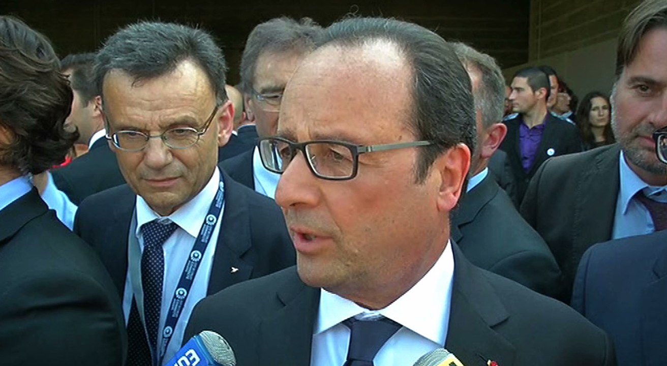 Interview à la sortie de l'inauguration de la « Cité de l’objet connecté » à Angers